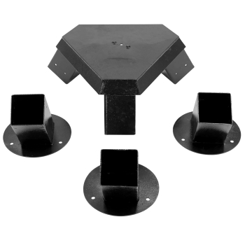 Preview: VIVERE Cacoon Tripod Holz-Gestell Halterungs-Kit